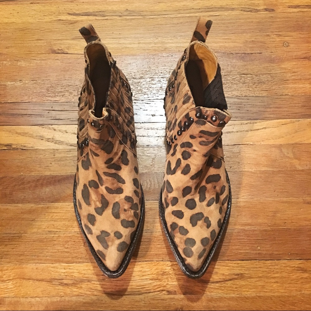 ❌SOLD❌ OLD GRINGO TEENA LEOPARD BOOTS - Picture 2 of 5